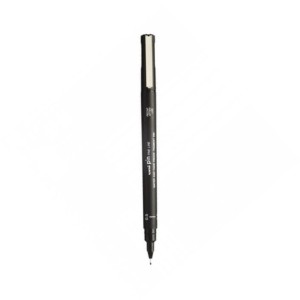 CANETA HIDROGRÁFICA TÉCNICA UNI PIN PRETA 0.5 MITSUBISHI