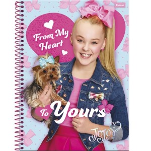 CADERNO UNIVERSITÁRIO CAPA DURA 96FLS JOJO SILVA FORONI