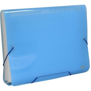 PASTA SANFONADA A4 12 DIVISÓRIAS AZUL REF.6090 DAC