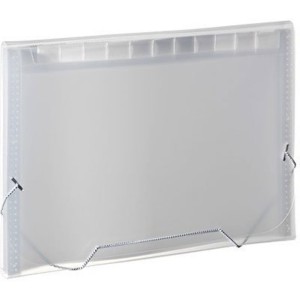 PASTA SANFONADA A4 12 DIVISÓRIAS REF.6090 CRISTAL DAC