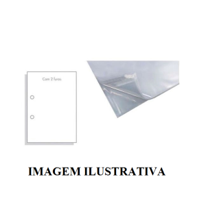 ENVELOPE PLÁSTICO OFÍCIO FINO 2 FUROS COM 1000 ACP