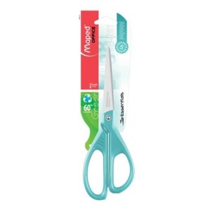 TESOURA 21CM GREEN ESSENTIALS GREEN PASTEL MAPED