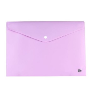 PASTA ENVELOPE COM BOTÃO A4 REF.DB803AS LILAS YES