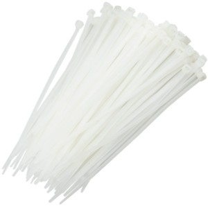 ABRAÇADEIRA DE NYLON BRANCA 2,5 X 200MM C/100 UNIDADES STARFER