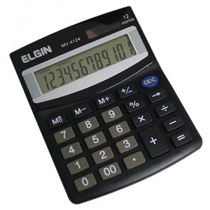 CALCULADORA DE MESA 12 DÍGITOS  MV-4124 ELGIN