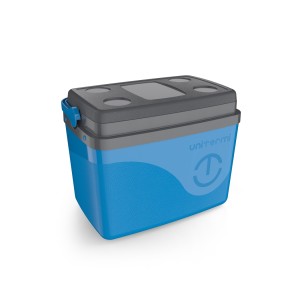 CAIXA TÉRMICA PLÁSTICO E EPS 30LTS AZUL FLORIPA 71102 UNITERMI