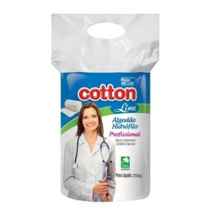 ALGODÃO HIDRÓFILO ROLO 250G COTTON LINE