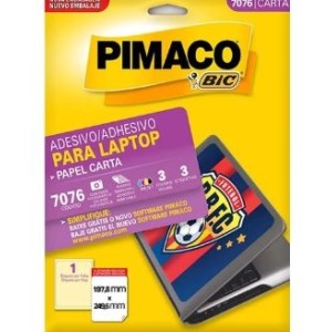 ADESIVO PARA LAP TOP 3 FLS REFERENCIA 7076 PIMACO