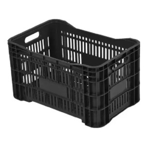 CAIXA PLÁSTICA ORGANIZADORA AGRÍCOLA PRETA ARQPLAST