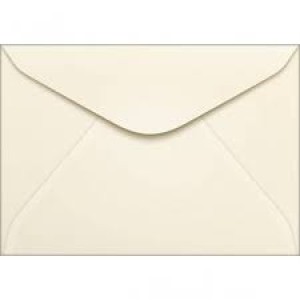 CAIXA DE ENVELOPE CARTA 114MMx162MM CREME COM 100 UNIDADES SCRITY