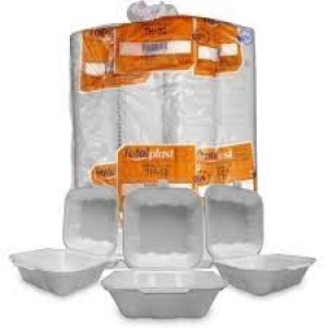 HAMBURGUEIRA DE ISOPOR TH-01 COM 100 TOTALPLAST