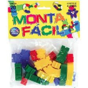 BLOCOS MONTA FÁCIL 20 PEÇAS REF.706 PAIS & FILHOS