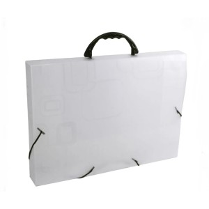 PASTA MALETA OFÍCIO CRISTAL COM ELÁSTICO 2152 DELLO