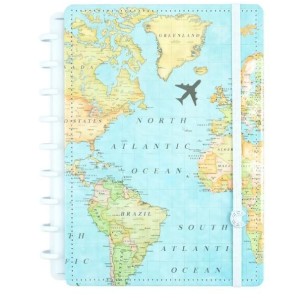 CADERNO INTELIGENTE MÉDIO BY GOCASE MAPA MUNDI