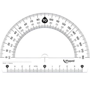 TRANSFERIDOR 180º 12CM ESSENTIALS 146134 MAPED