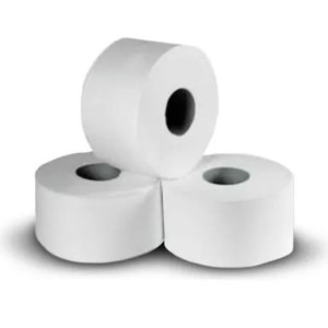 PAPEL HIGIÊNICO 10CMX300M INSTITUCIONAL ROLÃO 8 ROLOS BRANCO PREMIUM AZEPEL