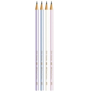 LÁPIS PRETO GRAFITE MAX PÉROLA CARTELA C/4 UNIDADES FABER CASTELL