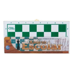 XADREZ ESCOLAR ESTOJO EM MADEIRA REF.2907 PAIS & FILHOS