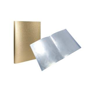 PASTA CATÁLOGO 20 PLÁSTICOS OURO GLITER POLIBRAS