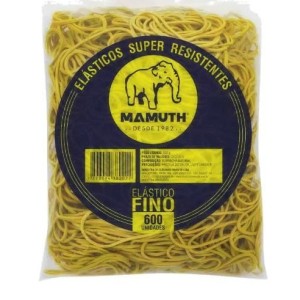 ELÁSTICO 500G 600 UNIDADES FINO MAMUTH