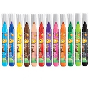 CANETA HIDROGRÁFICA 12 CORES JUMBO JUNGLE FEVER MAPED