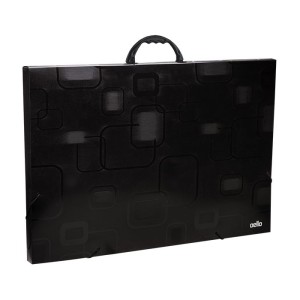 PASTA MALETA A3 SMILES PRETA COM ELÁSTICO 2151 DELLO