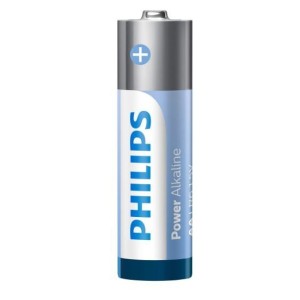 PILHA PEQUENA ALCALINA AA C/4 UNIDADES PHILIPS