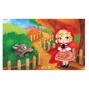 QUEBRA-CABEÇA 80 PEÇAS CHAPEUZINHO VERMELHO REF.2862 PAIS & FILHOS