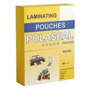 POLASEAL RG 0,07 79x108 C/100 UNIDADES PARA PLASTIFICAÇÃO