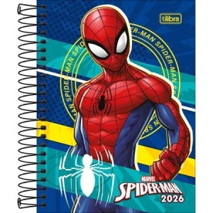 AGENDA 11,7x16,4CM SPIDER MAN 2026 TILIBRA