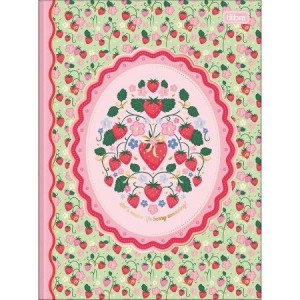 CADERNO 80FLS UNIVERSITÁRIO CAPA DURA BROCHURA BE BERRY! TILIBRA