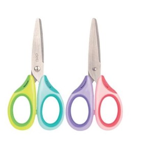 TESOURA 13CM CABO EMBORRACHADO COMIKO DELI