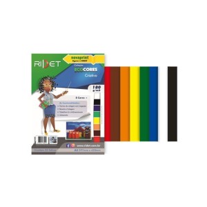 BLOCO ECOCORES A3 180G 32FLS 8 CORES NOVAPRINT RIDET