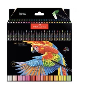 LÁPIS 100 CORES SUPERSOFT FABER CASTELL