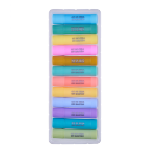 GIZ DE CERA EM BASTÃO RETRÁTIL 12 CORES CANDY LOVERS FUTURO 