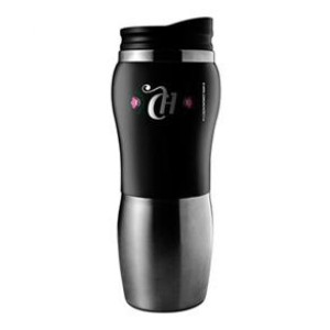 GARRAFA DE AÇO 400ML PRETA CAPRICHO REF.48912 DERMIWIL