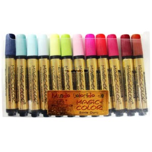CANETA PROFISSIONAL 12 CORES INTERMEDIARIO III REF.644 MAGIC COLOR